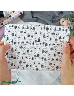 5m Pesadilla printed fabric | Cute Halloween by Alúa Cid
