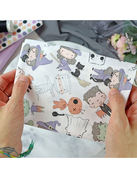 5m Popurrí printed fabric | Cute Halloween by Alúa Cid