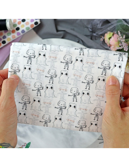 5m Santa Compaña printed fabric | Cute Halloween by Alúa Cid