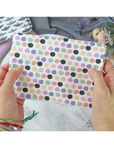 5m Gominolas printed fabric | Cute Halloween by Alúa Cid