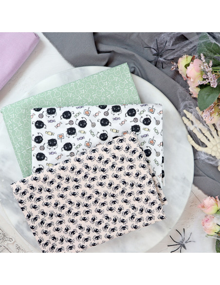 5m Duendes printed fabric | Cute Halloween by Alúa Cid