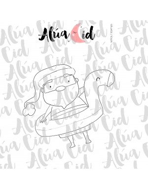 Stamp 'Al agua patos' by Alúa Cid 2