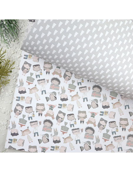 Ohana en diciembre 12x12" paper pad | Alúa Cid design