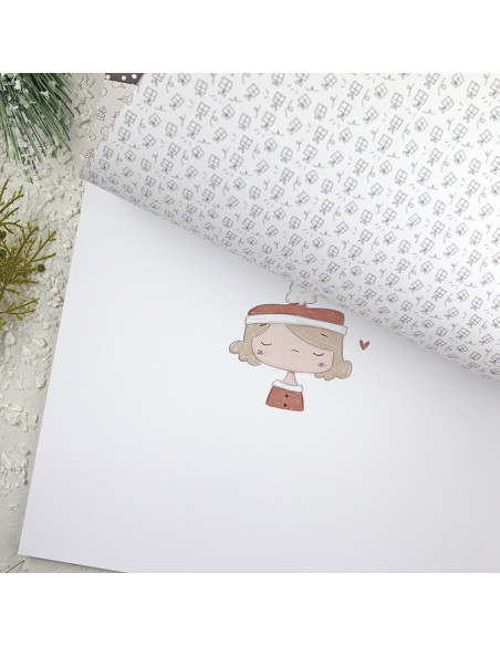 Ohana en diciembre 12x12" paper pad | Alúa Cid design