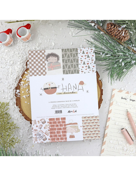 Ohana en diciembre 6x8" paper pad | Alúa Cid design
