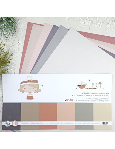 Ohana en Diciembre Solid paper Kit |... Ohana en Diciembre Solid paper Kit |...