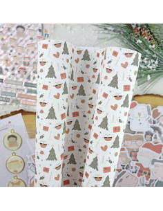 Diciembre laminated paper sheet | Ohana en Diciembre...
