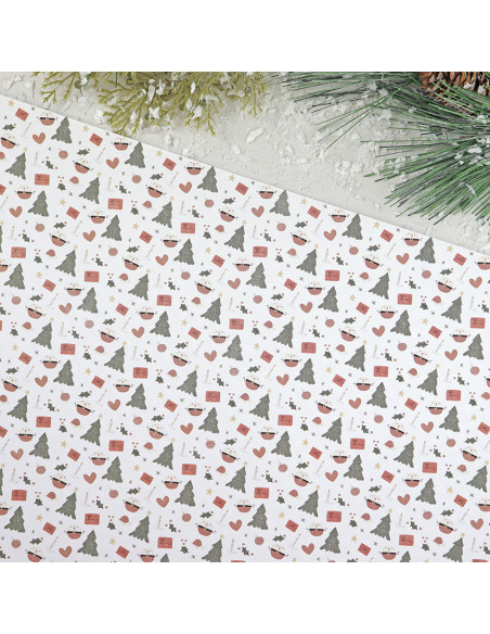 Diciembre laminated paper| Ohana en Diciembre collection by Alúa Cid