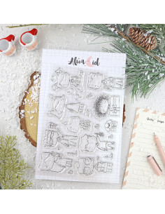 Kalikimaka clear stamp set by Alúa Cid