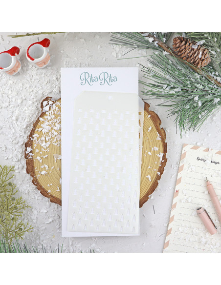 Abetos stencil | Alúa Cid design