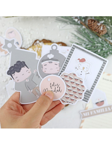 Ohana en Diciembre Básicos die-cuts...