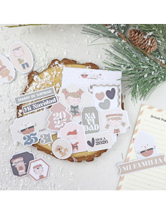 Ohana en Diciembre Básicos die-cuts set | Alúa Cid