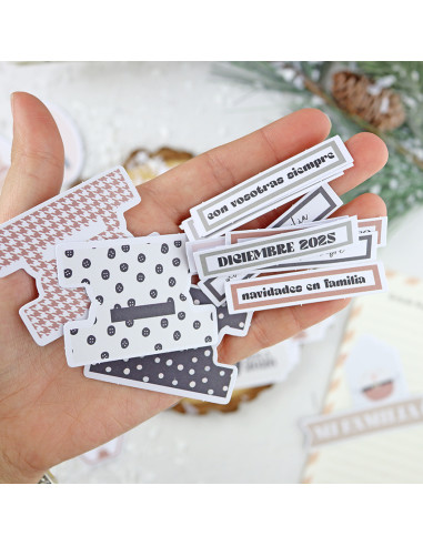 Ohana en Diciembre Básicos die-cuts...