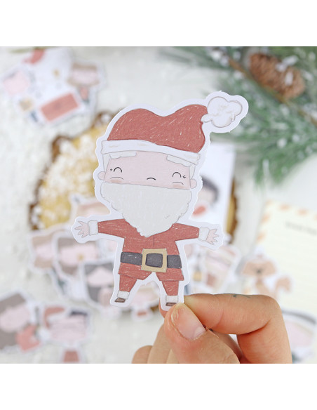 Ohana en Diciembre ilustrations die-cut by Alúa Cid