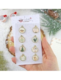Ohana en Diciembre mini metallic charms set | Alúa Cid...