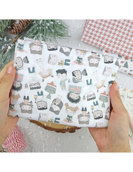 5m Popurrí printed fabric | Ohana en Diciembre by Alúa Cid