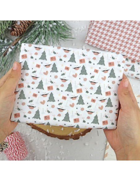 5m Diciembre printed fabric | Ohana en Diciembre by Alúa Cid