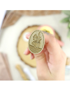 Flores wax seal | Vero Ilustrada