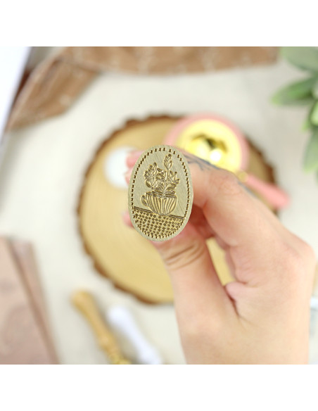 Flores wax seal | Vero Ilustrada