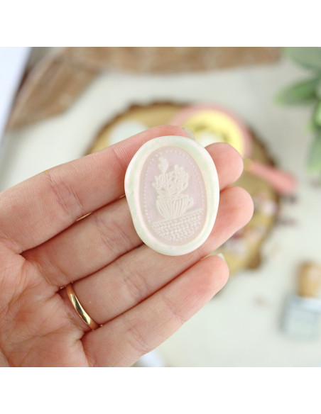 Flores wax seal | Vero Ilustrada