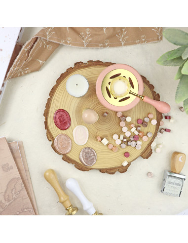 Flores wax seal | Vero Ilustrada