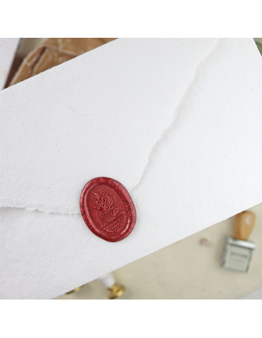 Flores wax seal | Vero Ilustrada