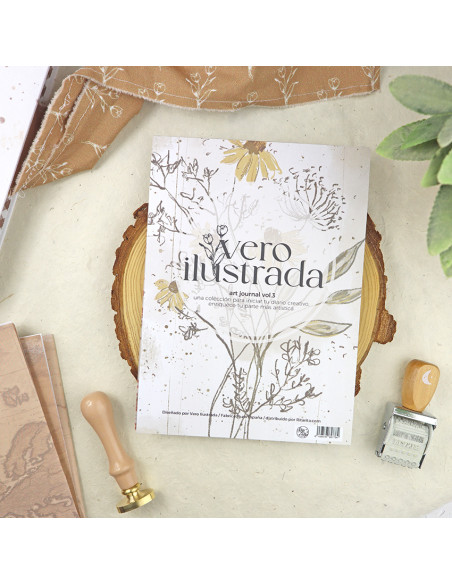 Art Journal Vol. 3 6x8" paper pad | Vero Ilustrada design