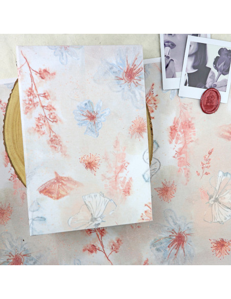 Flores binding fabric sheet by Vero Ilustrada