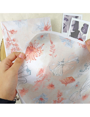 Flores binding fabric sheet by Vero...