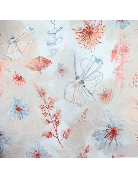 Flores binding fabric sheet | Vero Ilustrada