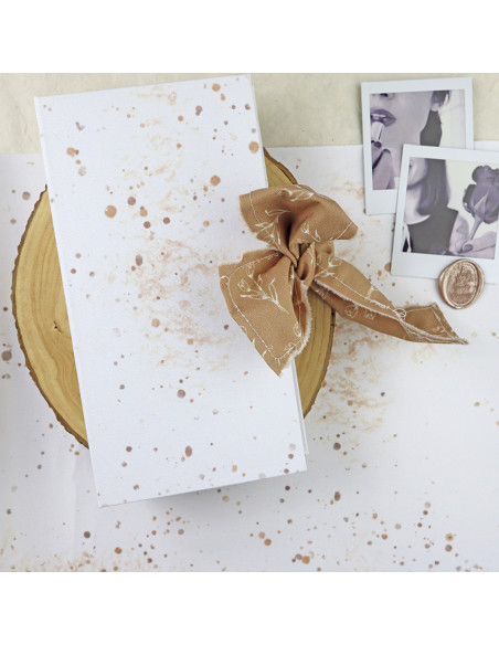 Café binding fabric sheet | Vero Ilustrada