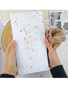 Café binding fabric sheet | Vero Ilustrada 2