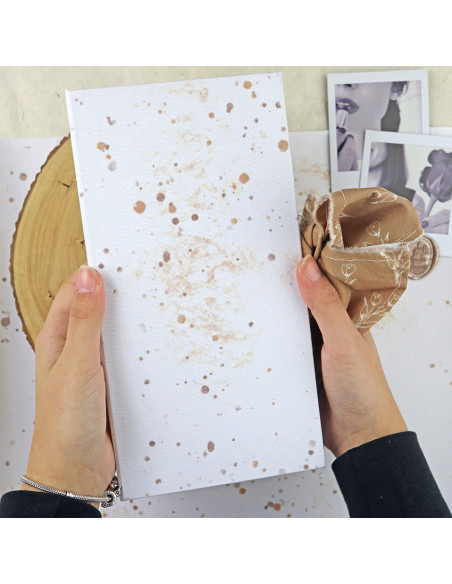 Café binding fabric sheet | Vero Ilustrada