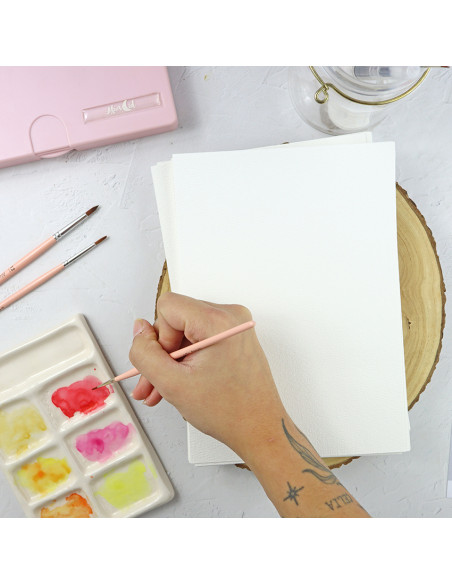 A5 set of 100% cotton watercolor paper