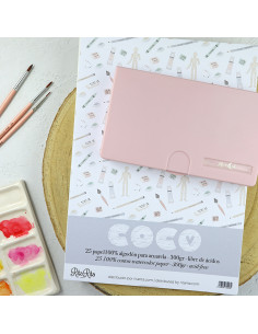 A4 set of 100% cotton watercolor paper 2