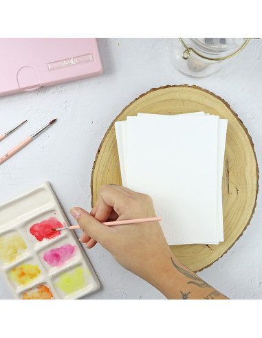 A6 set of 100% cotton watercolor paper