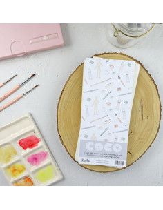 DL set of 100% cotton watercolor paper