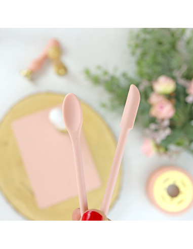 Pink Silicone Spatula