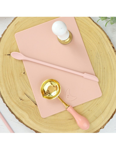 Pink Silicone Spatula