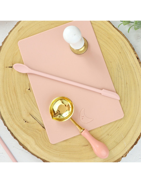 Pink Silicone Spatula