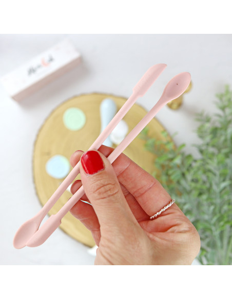 Pink Silicone Spatula