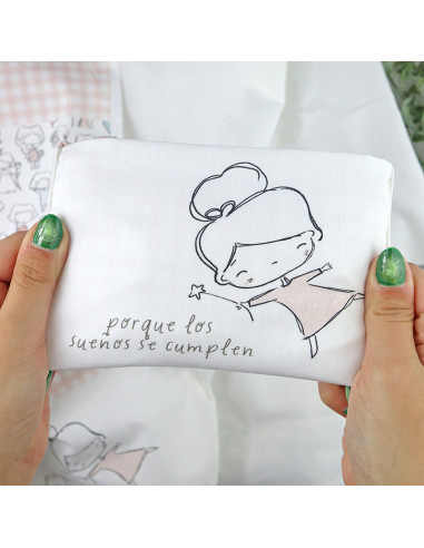 1Década 123 Coser! Bolsa de Bolso Printed Fabric | Alúa Cid