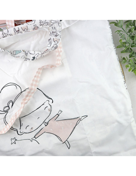 1Década 123 Coser! Bolsa de Bolso Printed Fabric | Alúa Cid