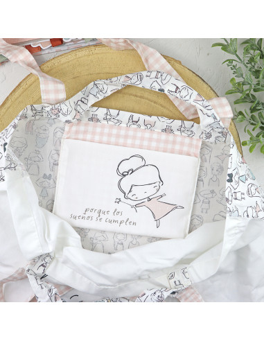 1Década 123 Coser! Bolsa de Bolso Printed Fabric | Alúa Cid