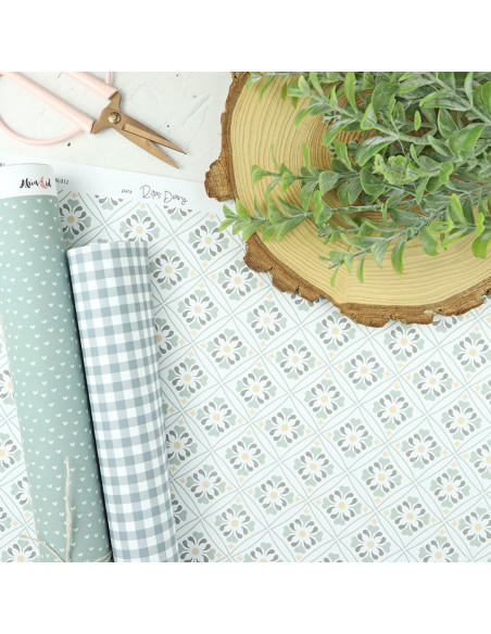 Azulejo Retro XXL laminated paper by Alúa Cid