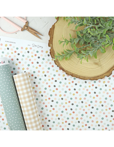 Colorines XXL laminated paper by Alúa Cid