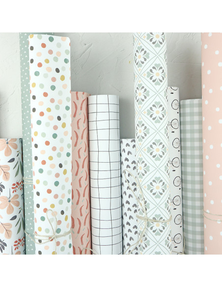 Vichy Mostaza laminated paper by Alúa Cid