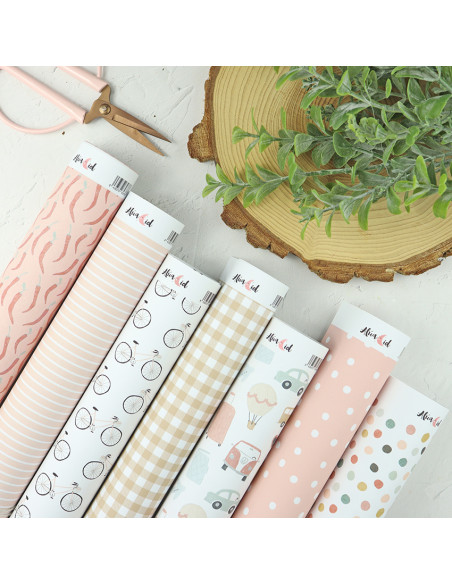 Vichy Mostaza laminated paper by Alúa Cid