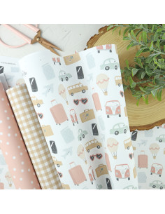 Autopista XXL laminated paper by Alúa Cid