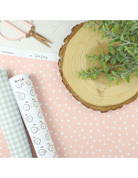 Topos Pastel XXL laminated paper by Alúa Cid